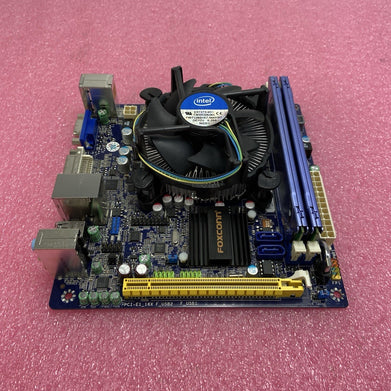 Foxconn H61S Motherboard Intel Core i3-3220 3.3GHz 4GB RAM w/IO