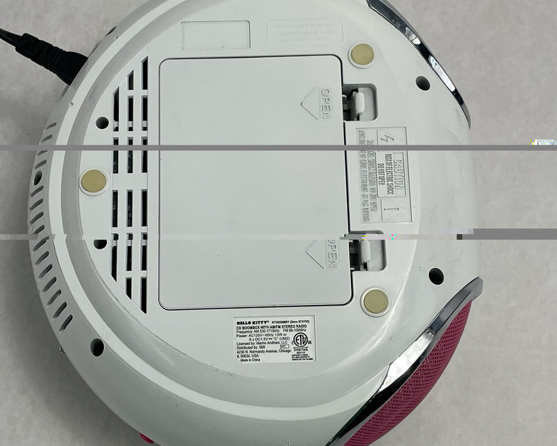 Hello Kitty KT2026MBY CD Player AM FM Radio Boombox 2013 Tested