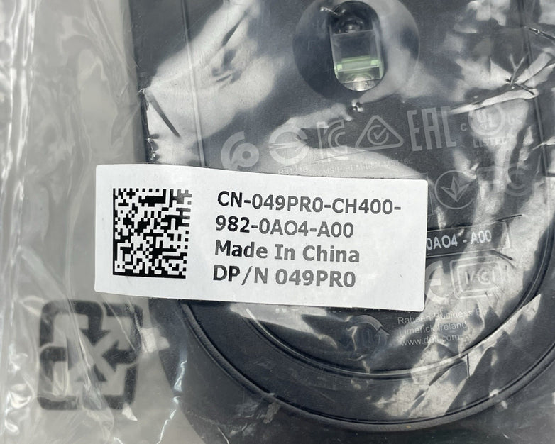 Dell Optical USB 2.0 1000Dpi Scroll Wheel Mouse Black 049PRO Lot of 10