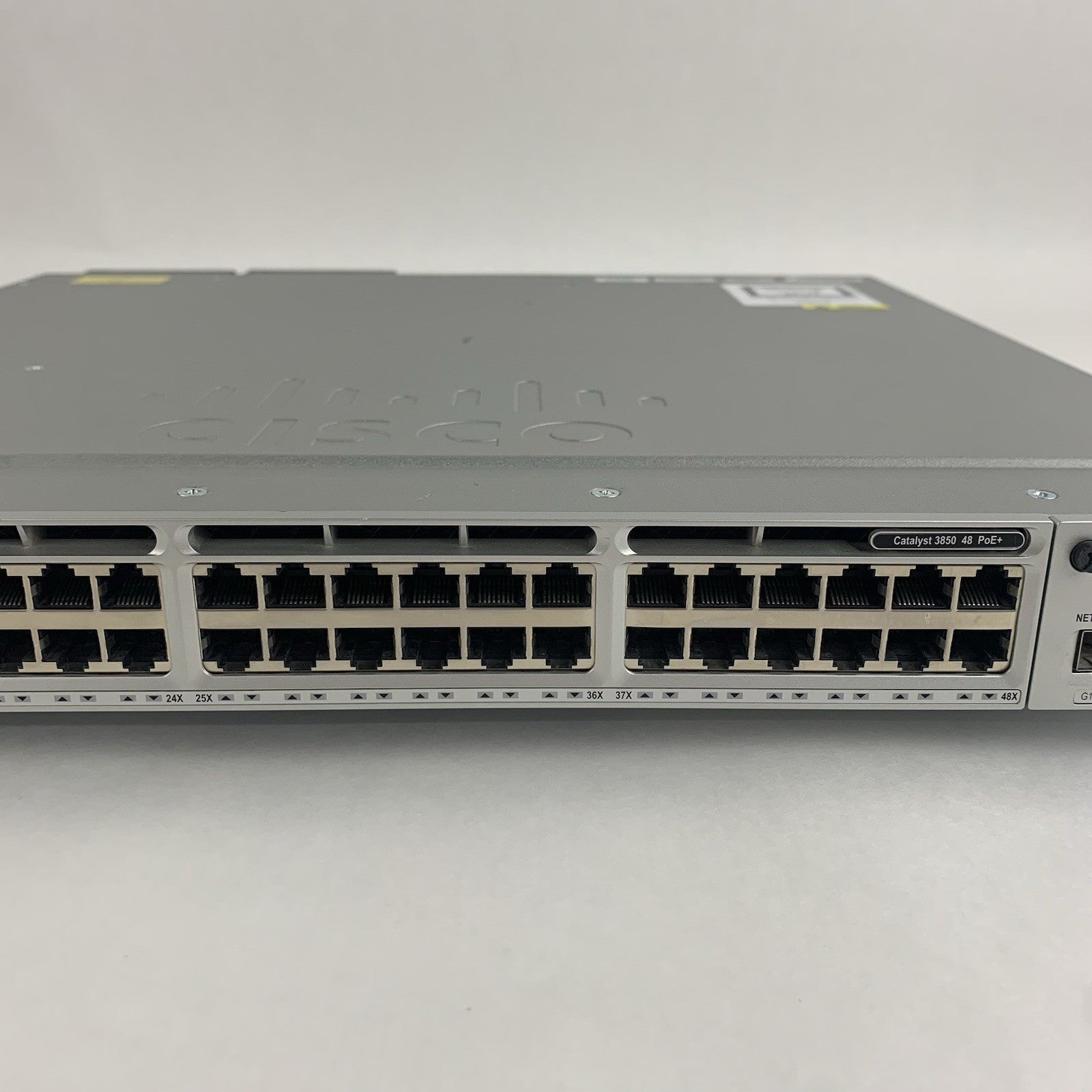 Cisco WS-C3850-48P-L V07 48-Port PoE Switch Tested w/ C3850-NM-4-10G 2x PSU3
