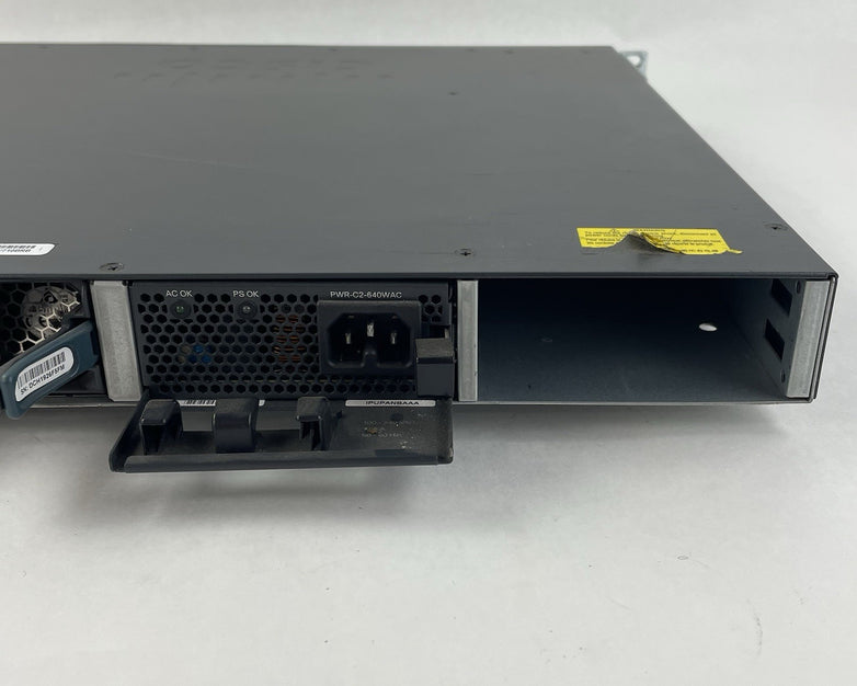 Cisco Catalyst WS-C3650-24PS-S V02 24-Port PoE+ 4x1G  1x PSU AC Tested & Reset