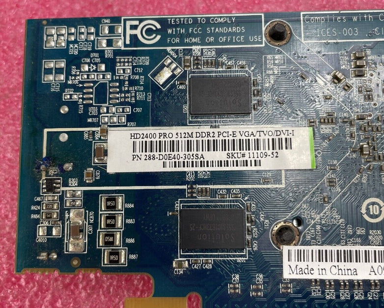 Saphire ATI HD2400 Pro 512M GDDR2 PCI-e Graphics Card