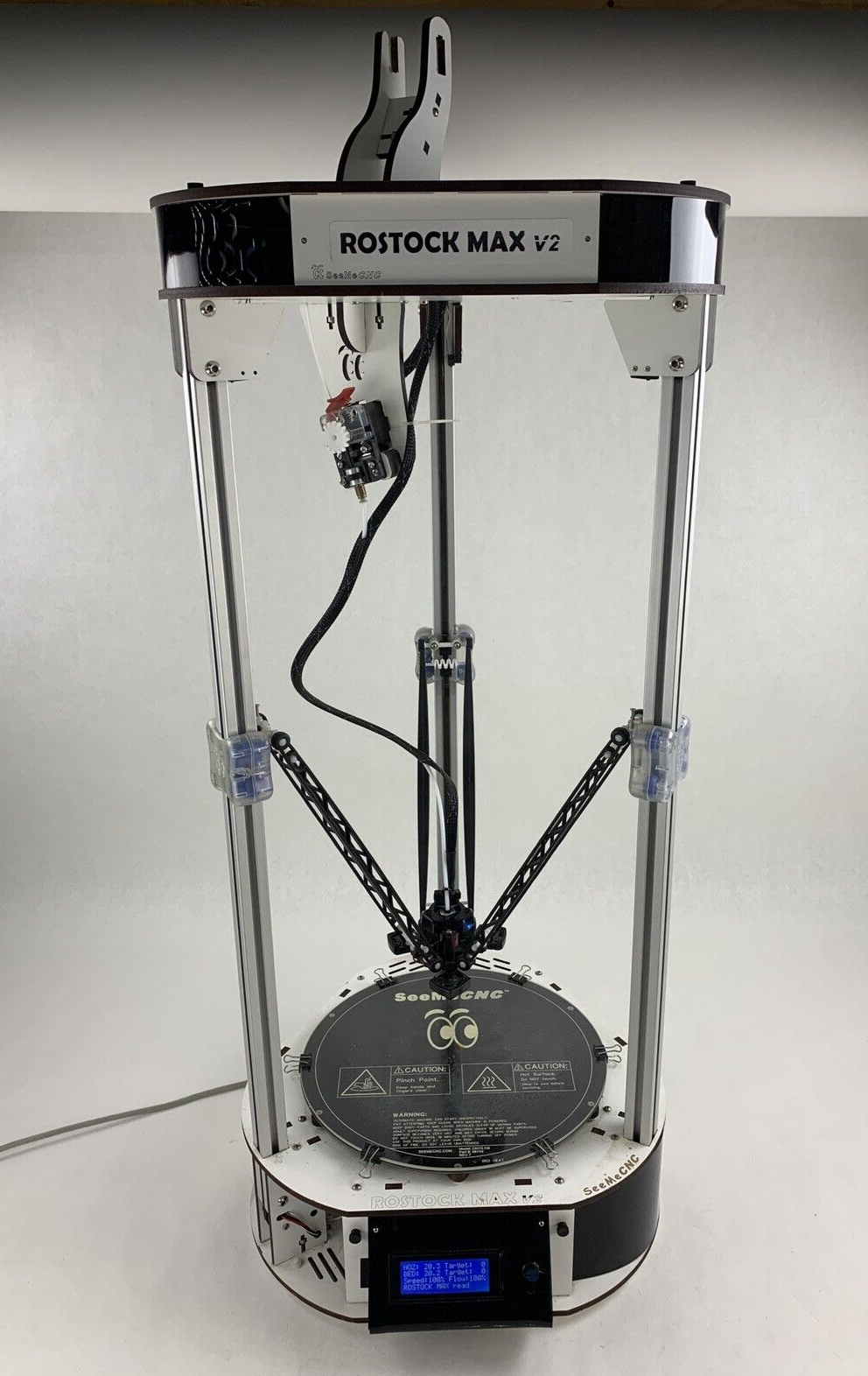 Rostock Max V2 ONYX-HB Desktop 3D Printer Power Tested
