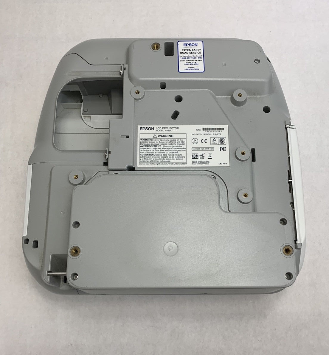 Epson BrightLink 595Wi H599A LCD Lamp Projector 1610 Lamp Hours - No Remote6