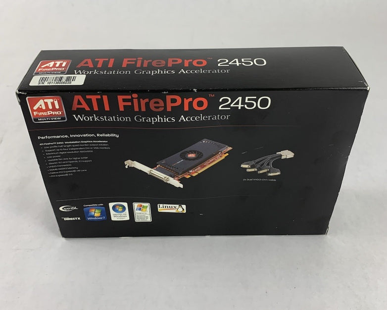 ATI FirePro 2450 Dual RV620GL 512MB Workstation Graphics Accelerator