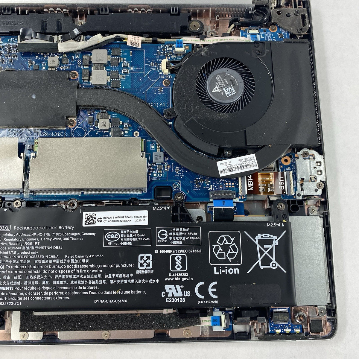 HP mt45 14" Ryzen 3 Pro 3300U 2.10 GHz 4GB RAM No SSD/OS/AC21