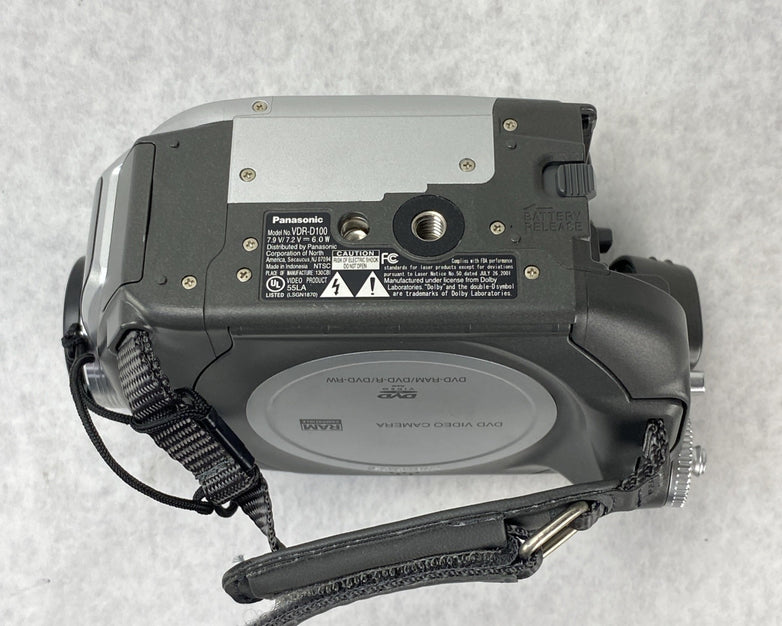 Panasonic VDR-D100 8cm Mini DVD Digital Camcorder - Parts or Repair