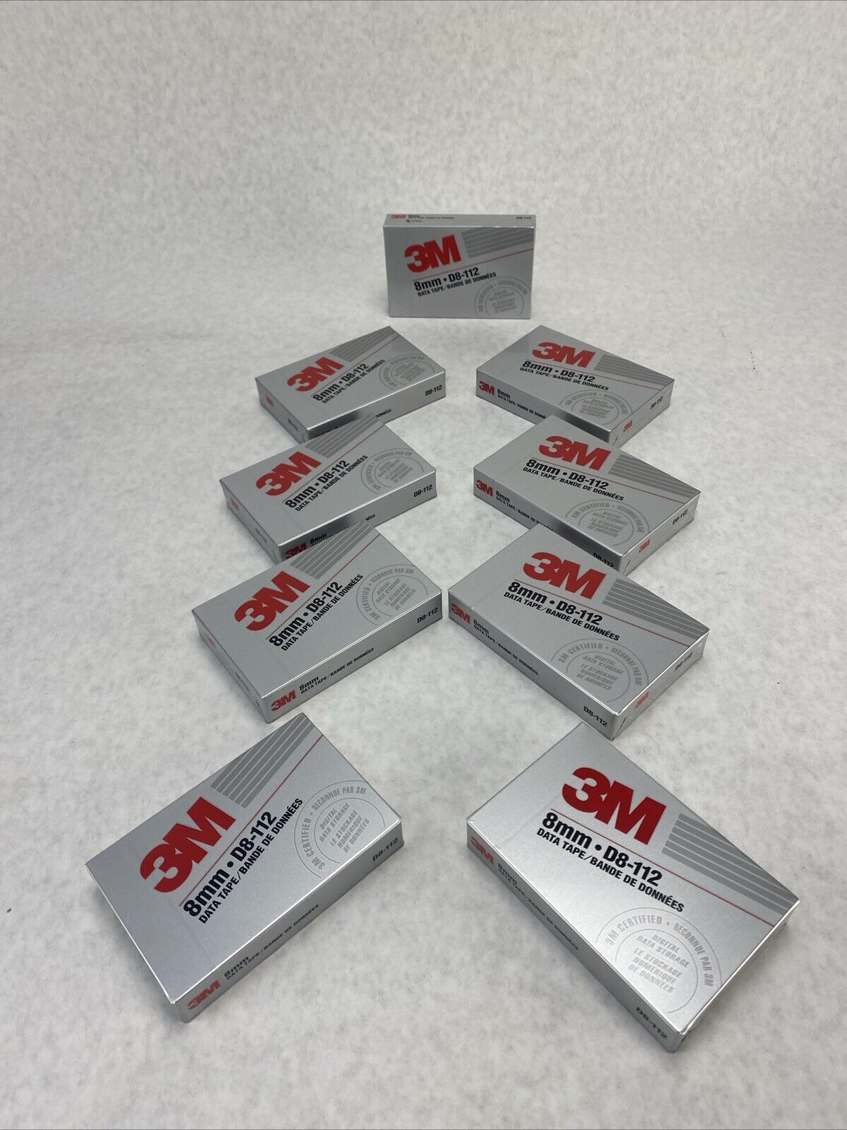 Lot of ( 9 ) 3M 40858 D8-112 8mm 112m Vintage Data Tape New SEALED