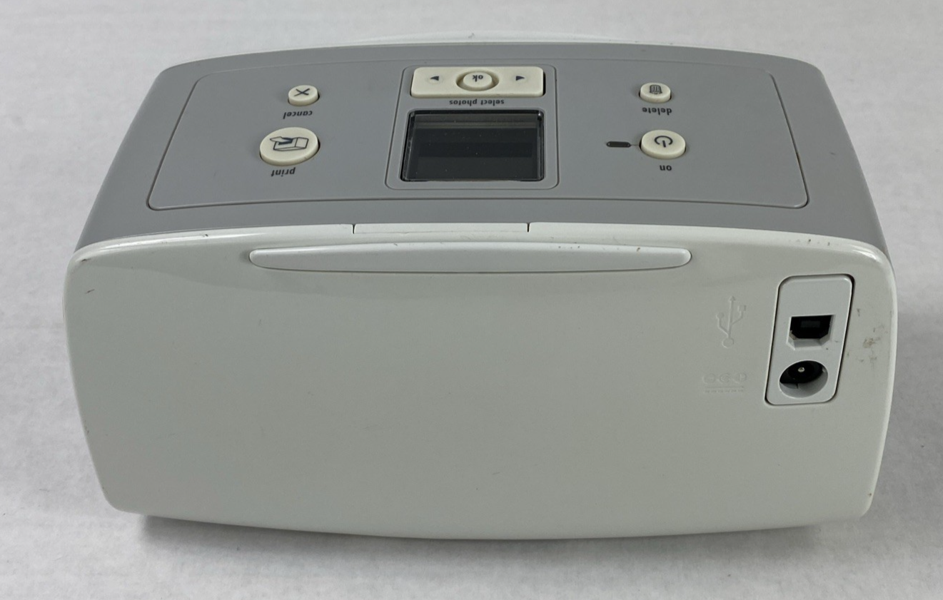 HP Photosmart 325 Digital Photo Inkjet Printer No Power Cord Untested