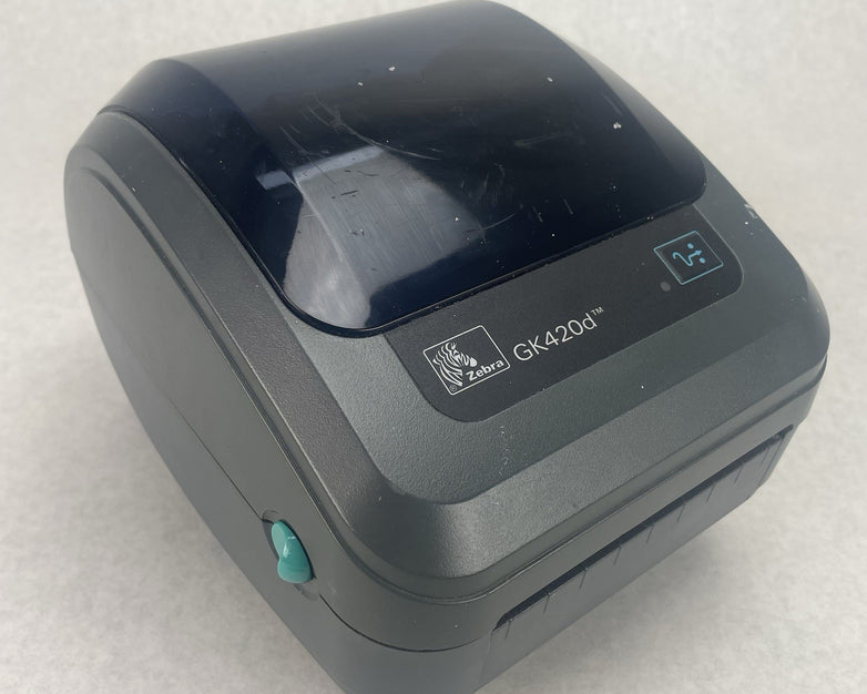 Zebra GK420d Thermal Label Printer For Parts or Repair