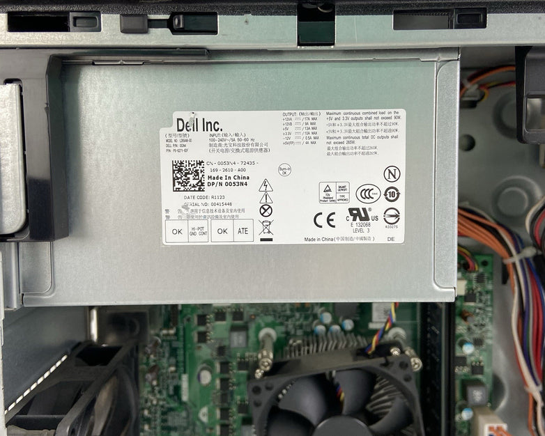 Dell Optiplex 390 MT Intel Core i3-2100 3.1GHz 4GB RAM No HDD No OS