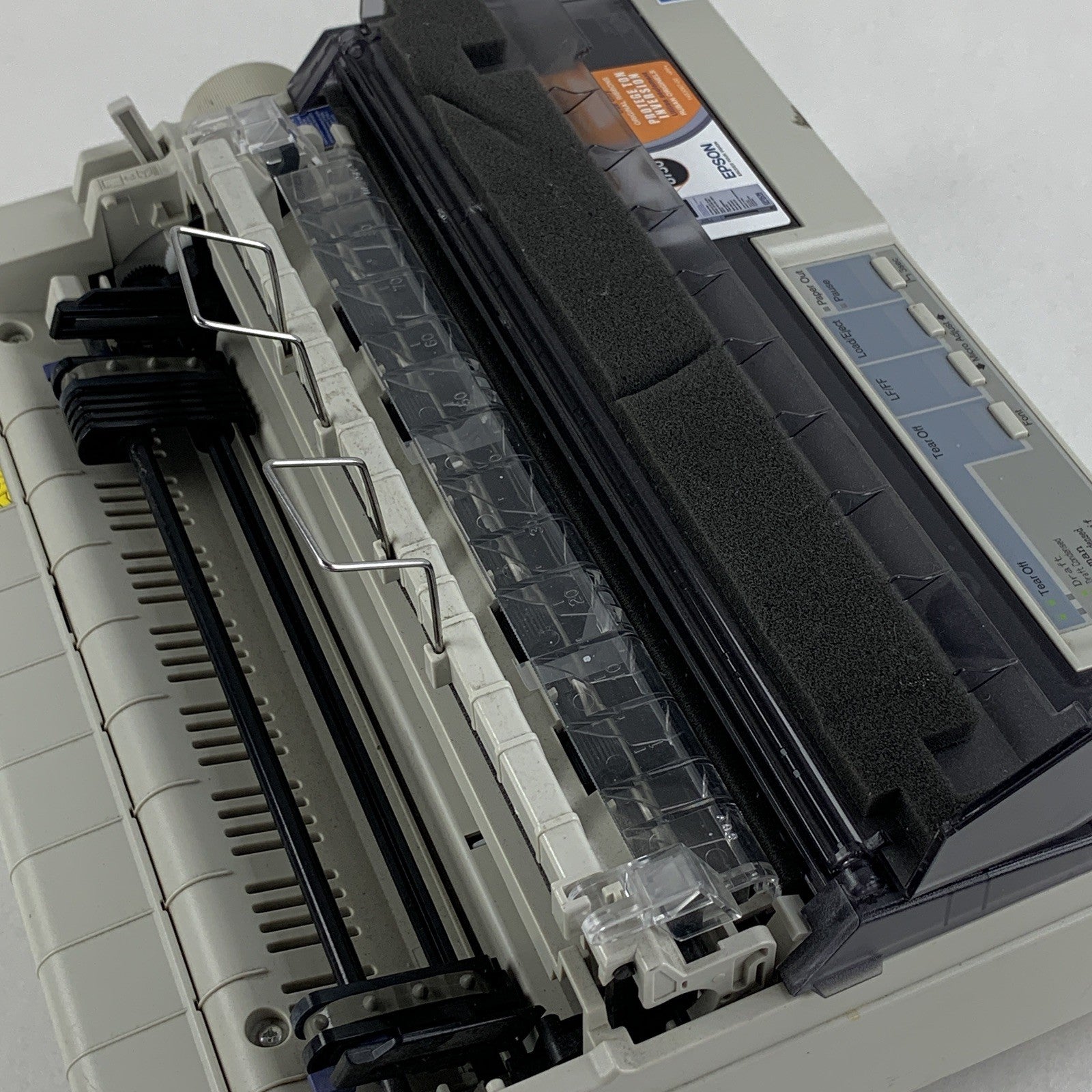 Epson LX-300+II P170B Dot Matrix 9-Pin Printer Tested No Ribbon