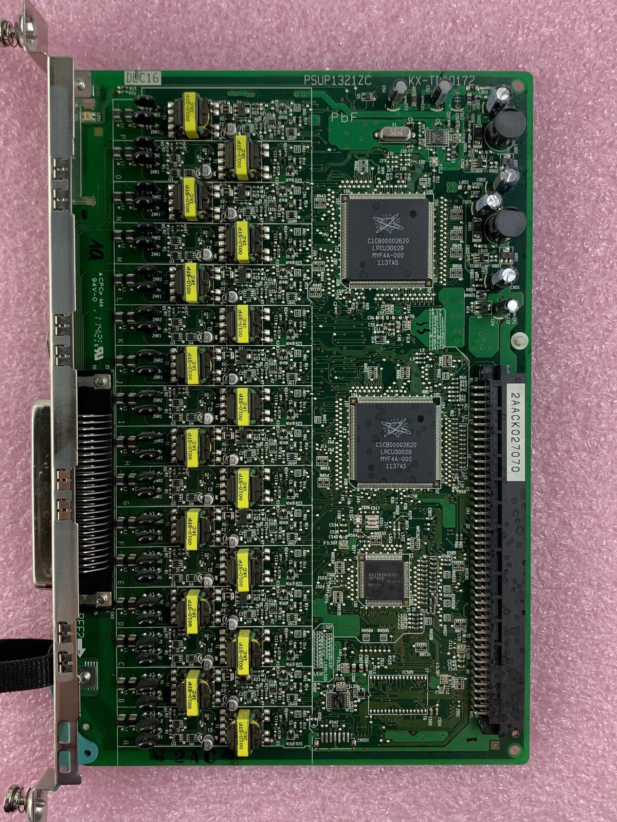 Panasonic DLC16 16 Port Digital Line Card Factory Reset Pulled From KX-TDE600