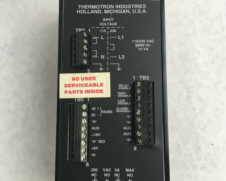 Thermotron 983136 Therm-Alarm 230VAC 15VA Max 50/60Hz Parts and Repair
