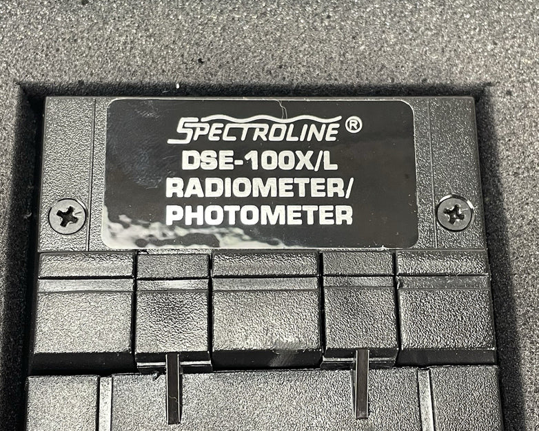 Spectroline Model DSE-100X/L Digital Radiometer/Photometer Tested Not Calibrated