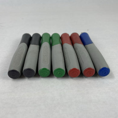 Smart Technologies 600 Smart Board Pens Red Black Green Blue (Mixed Lot of 7)