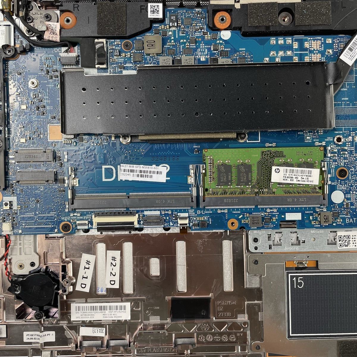HP EliteBook 850 G8 15.6" i7-1185G7 3.00 GHz 8 GB RAM No SSD/OS/AC/Batt - Stain18