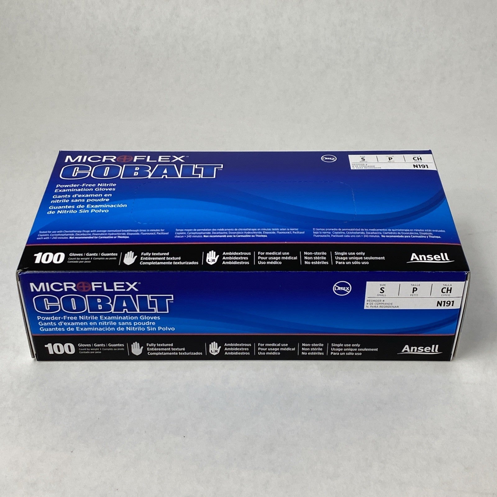 Ansell Cobalt N191 Powder Free Nitrile Examination Gloves Small - 1000 Count7