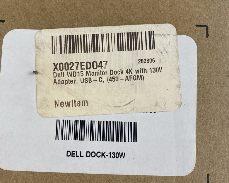 Dell WD15 K17A Docking Staion W/ AC Adapter Sealed Open Box