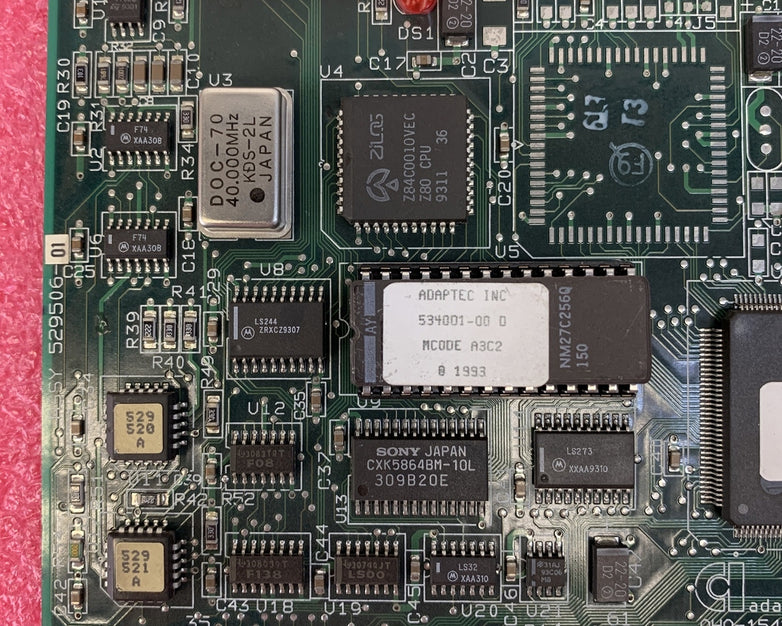 Adaptec FAB 529507-00 ISA Controller Board
