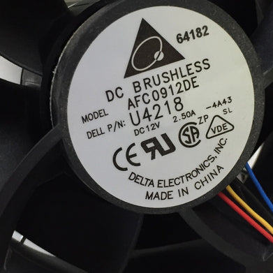 Server Fan Dell U4218 Delta Electronics AFC0912DE DC12v 2.50A