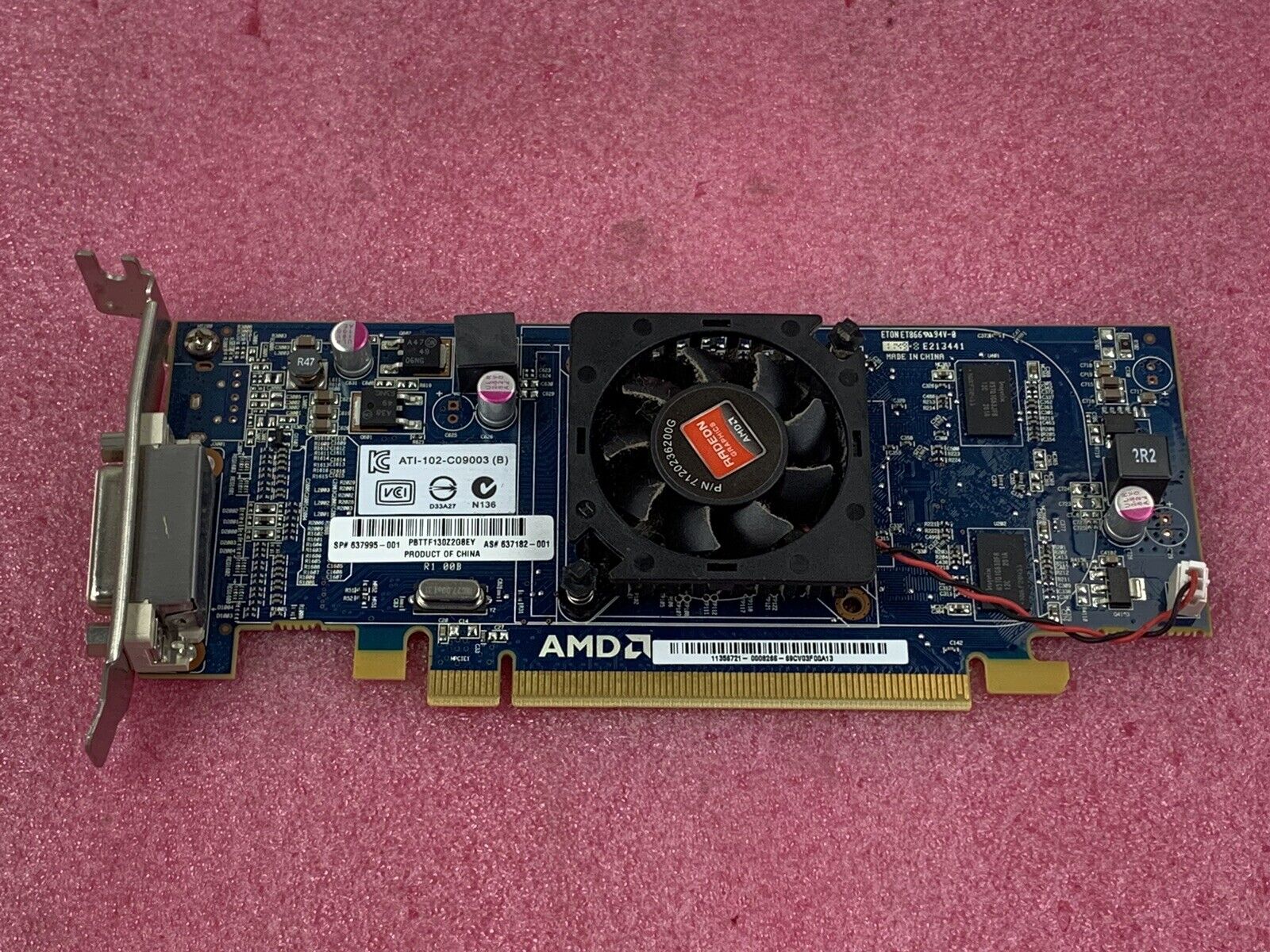 ATI Radeon Dual Monitor 512MB Video Card ATI-102-C09003 B