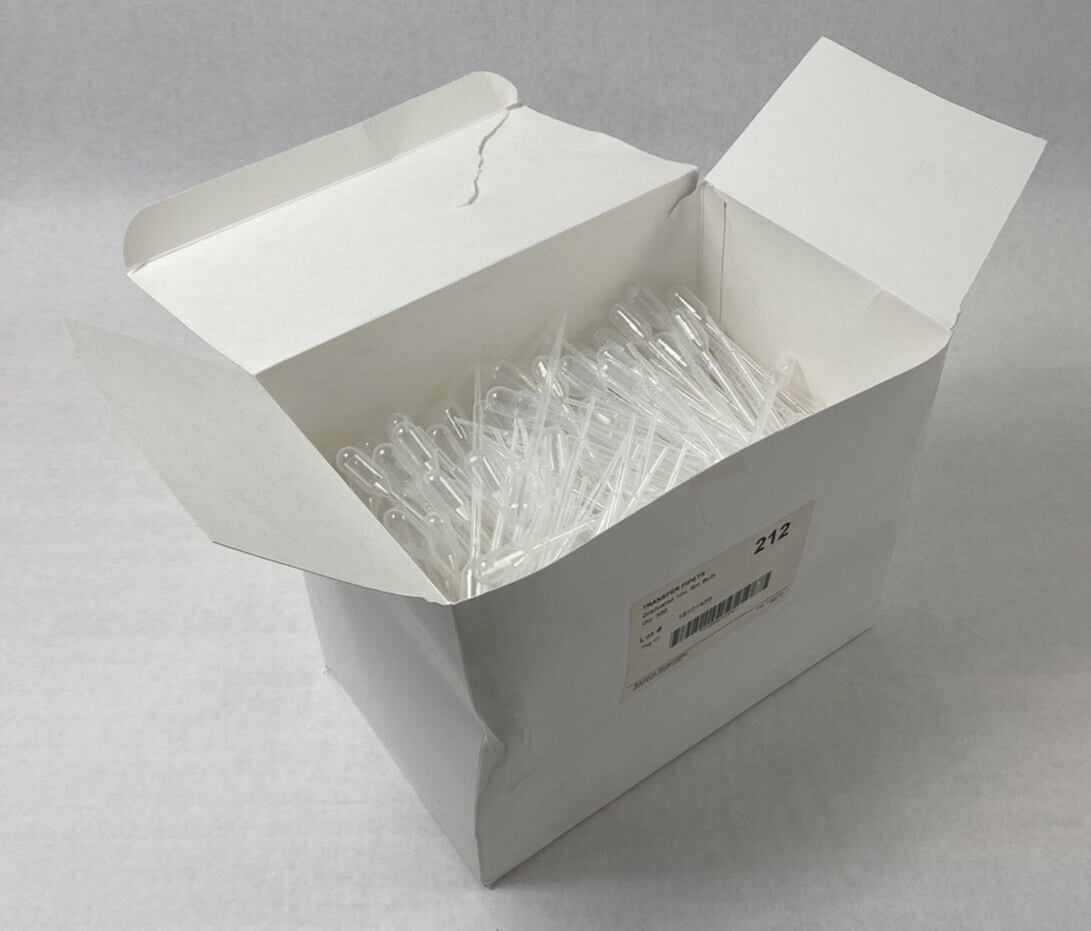 Transfer Pipets Graduated 1 mL Small Bulb 500 Pack