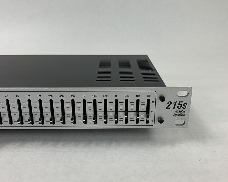 DBX 215s DBX215SV Graphic Equalizer Tested Broken Switch