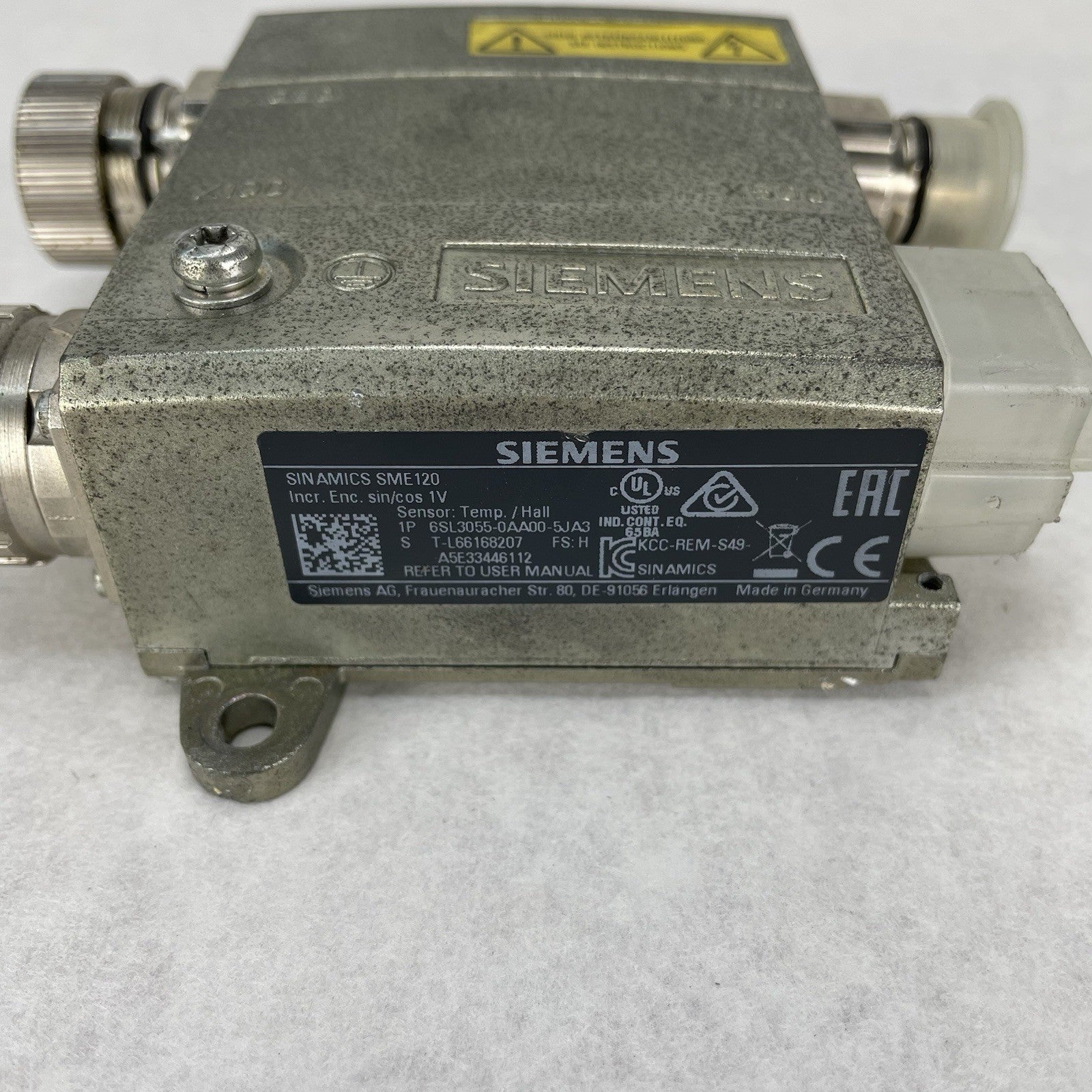 SIEMENS 6SL3055-0AA00-5JA3 SME120 Sensor module Untested