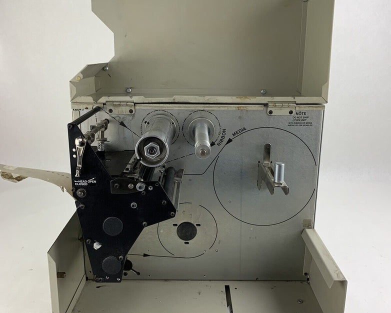 Zebra 105SL Label Printer Tested and For Parts and Repair