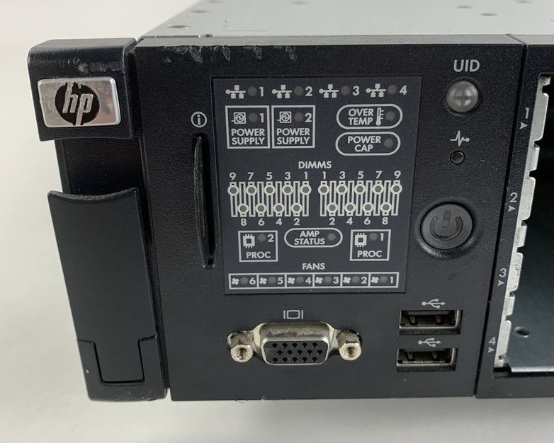 HP ProLiant DL380 Gen 7 Server 1x Intel Xeon E5620 2.4GHz 72GB RAM No HDD/OS