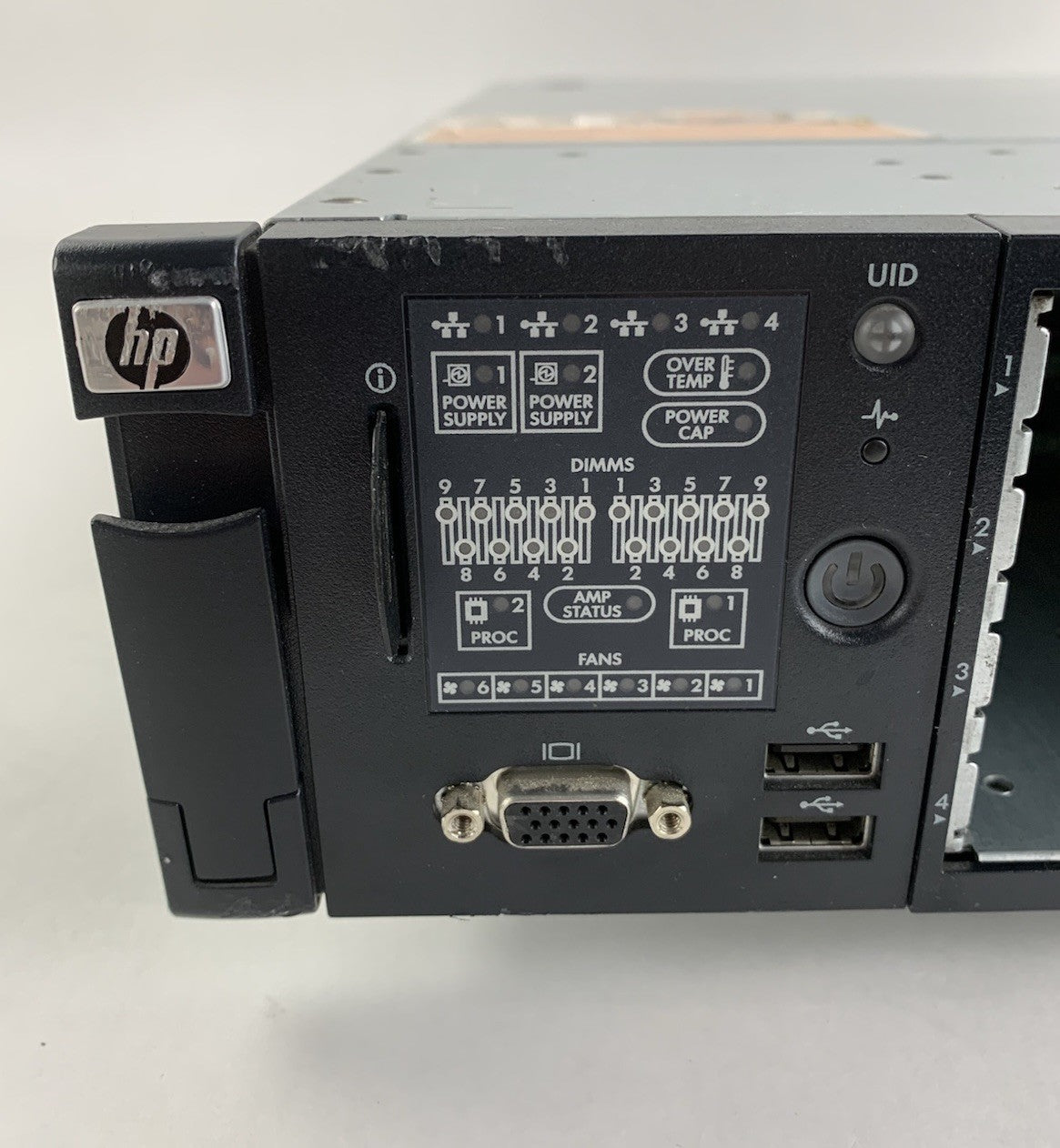 HP ProLiant DL380 Gen 7 Server 1x Intel Xeon E5620 2.4GHz 72GB RAM No HDD/OS2