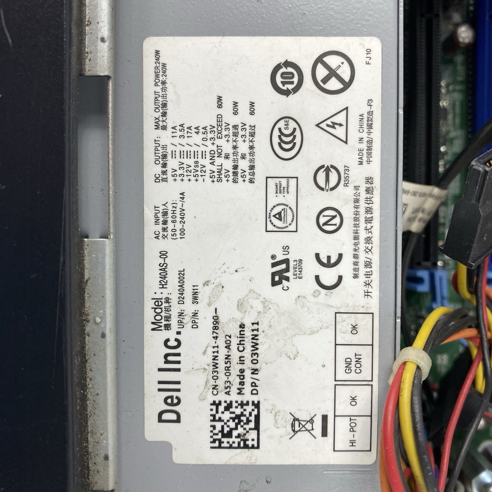 Dell OptiPlex 7010 SFF Intel Core i5-3470 3.2GHz 1x4GB RAM No HDD No OS14