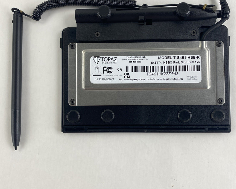 Topaz SigLite T-S461-HSB-R USB Electronic Signature Capture Pad Tested