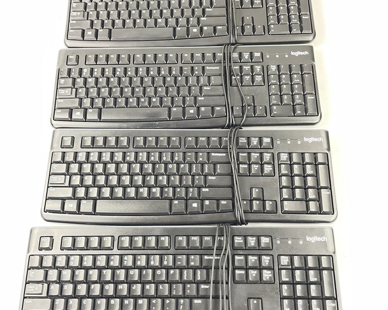 Logitech K120 Wired Keyboard Lot of 4