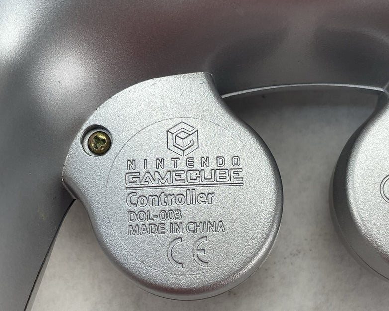 Nintendo DOL-003 GameCube Controller Silver OEM Tested