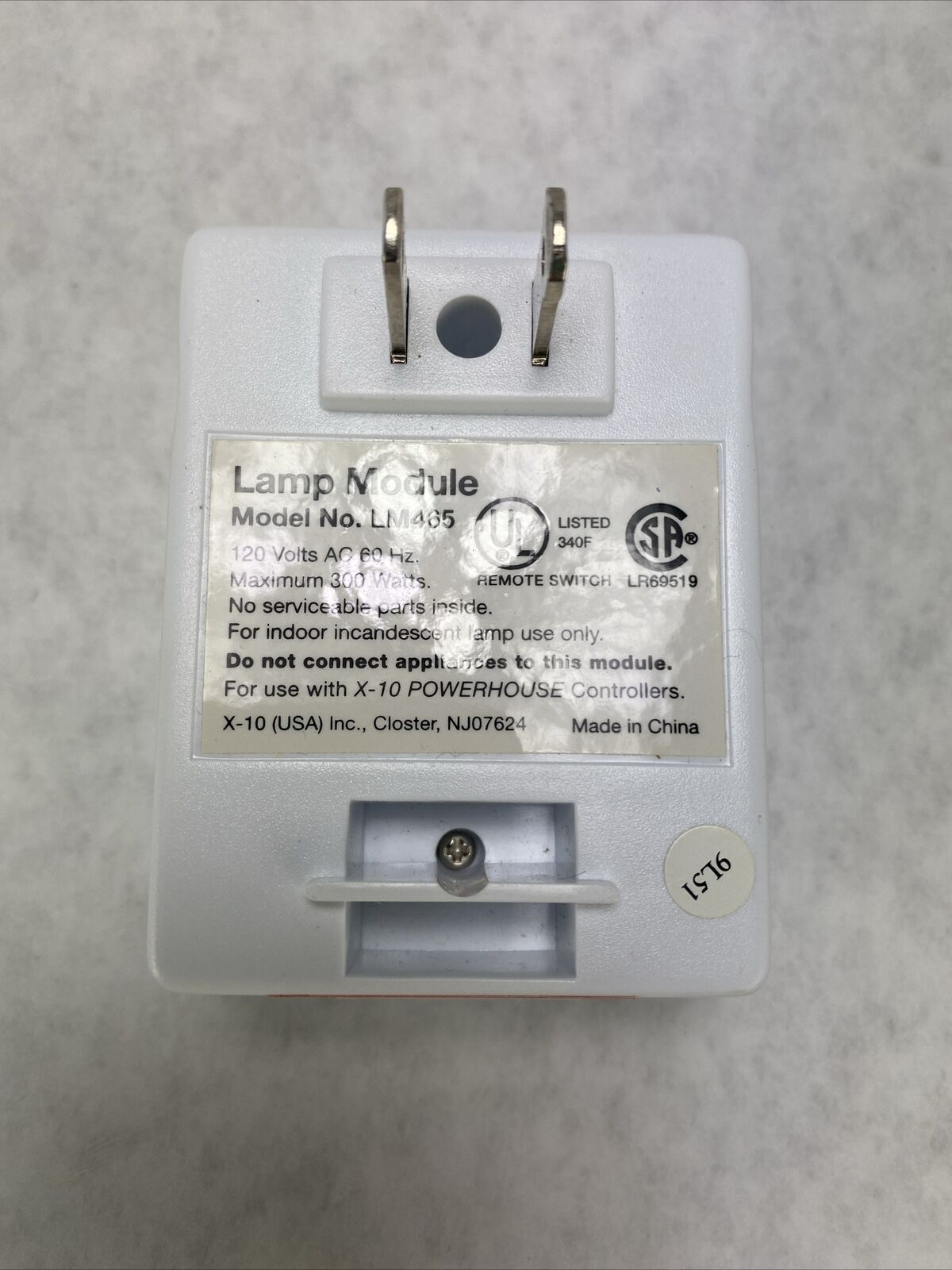 FireCracker CK18A Powerhouse Wireless Interface X-10 Smart Home