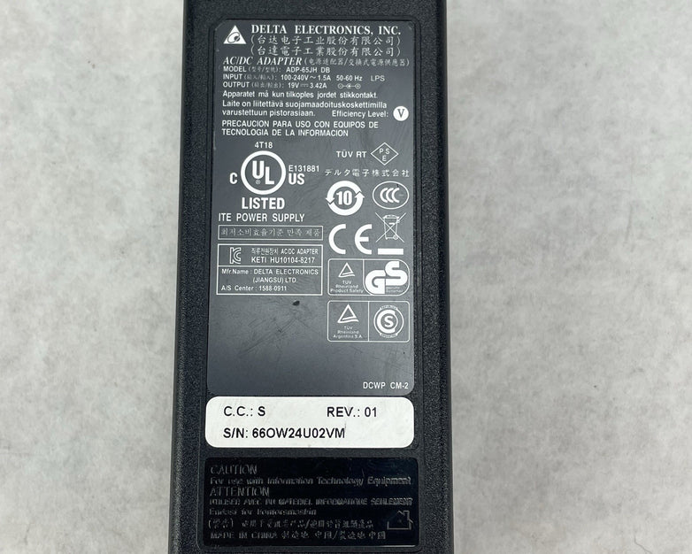 Delta Electronics ADP-65JH DB Power Adapter  19VDC 3.42A Lot of 6