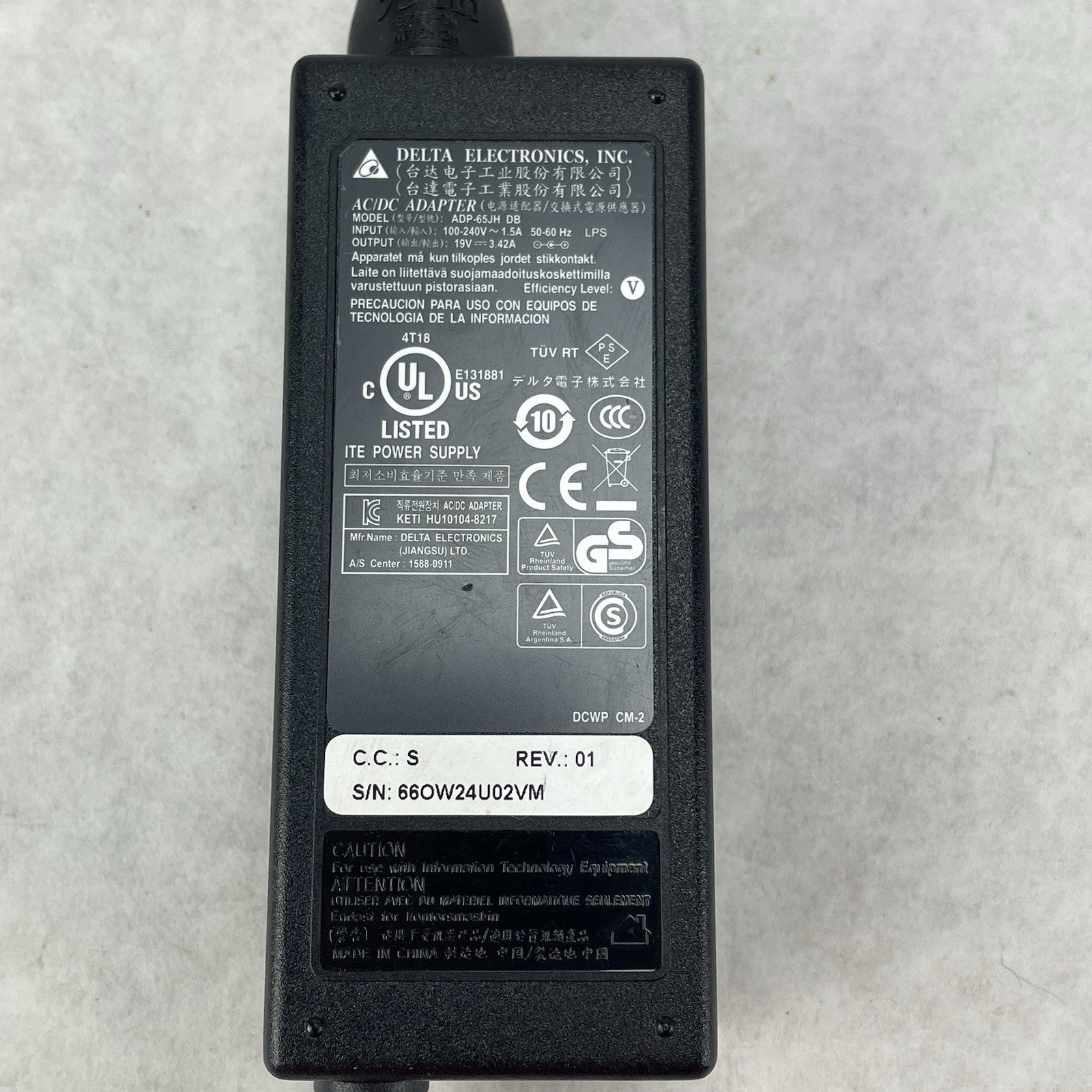 Delta Electronics ADP-65JH DB Power Adapter  19VDC 3.42A Lot of 64