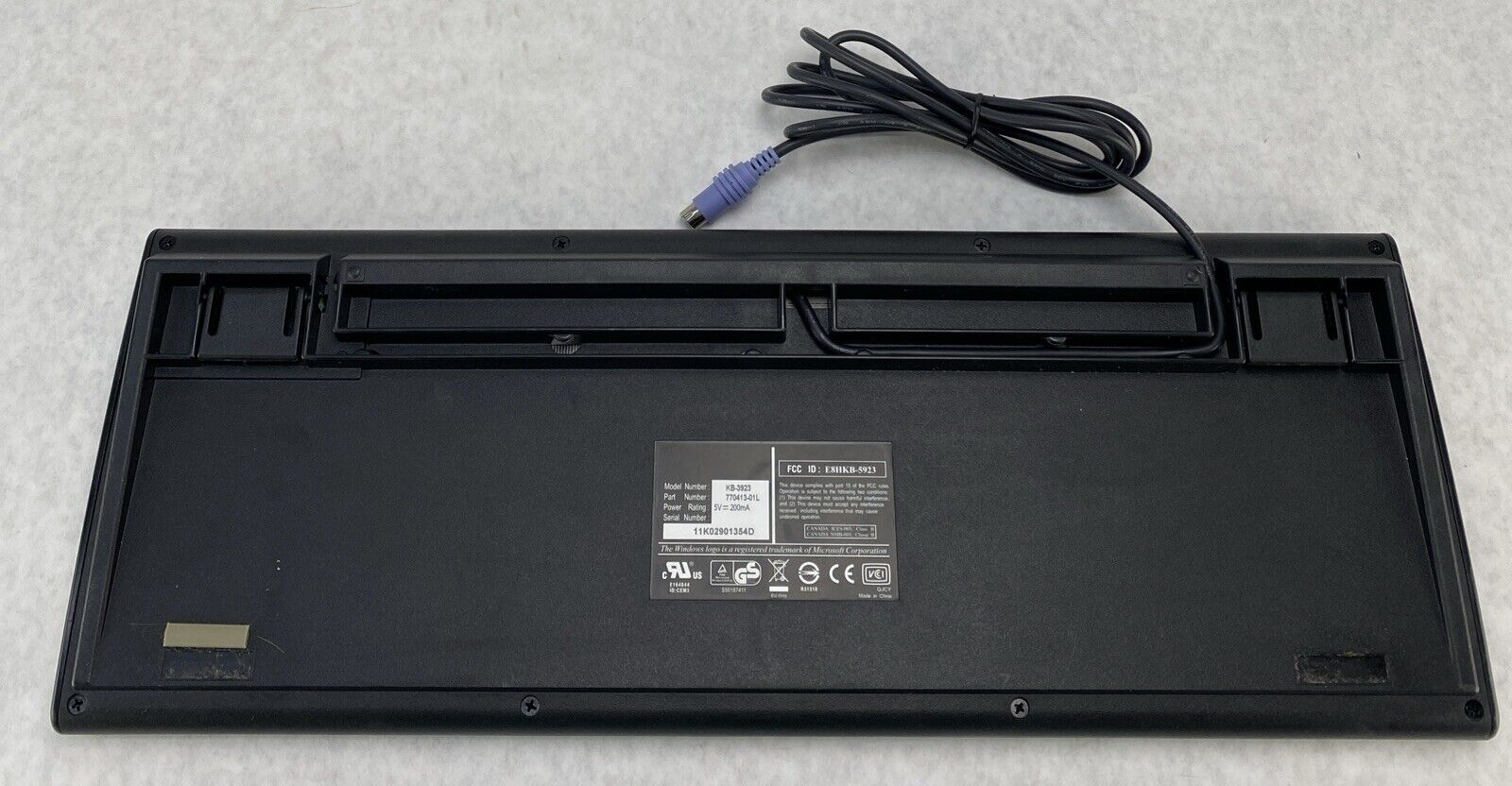 WYSE KB-3923 PS/2 Clacky Keys No Frills Keyboard Grade B