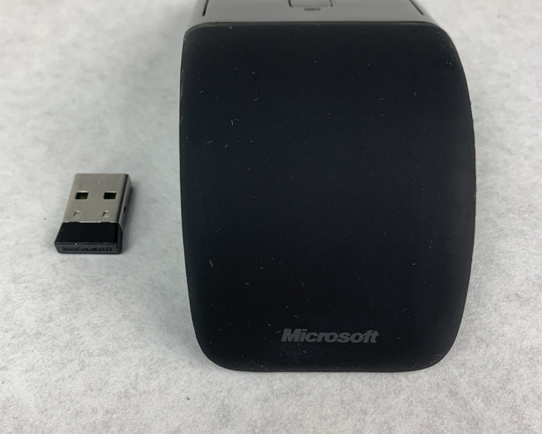 Microsoft Arc Touch 1428 Wireless Touch Mouse with Dongle X821929-001 - Tested