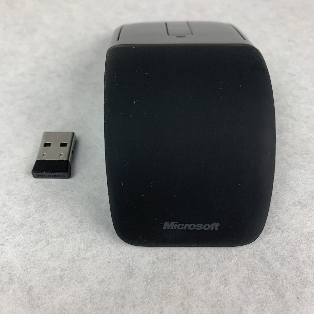 Microsoft Arc Touch 1428 Wireless Touch Mouse with Dongle X821929-001 - Tested1