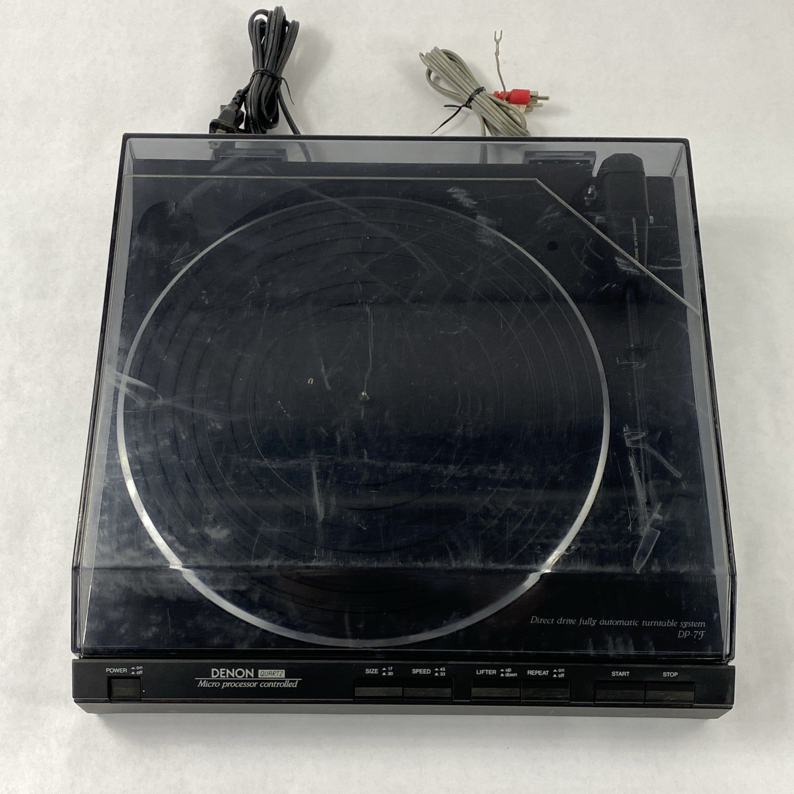 Denon DP-7F Quartz Turntable Tested