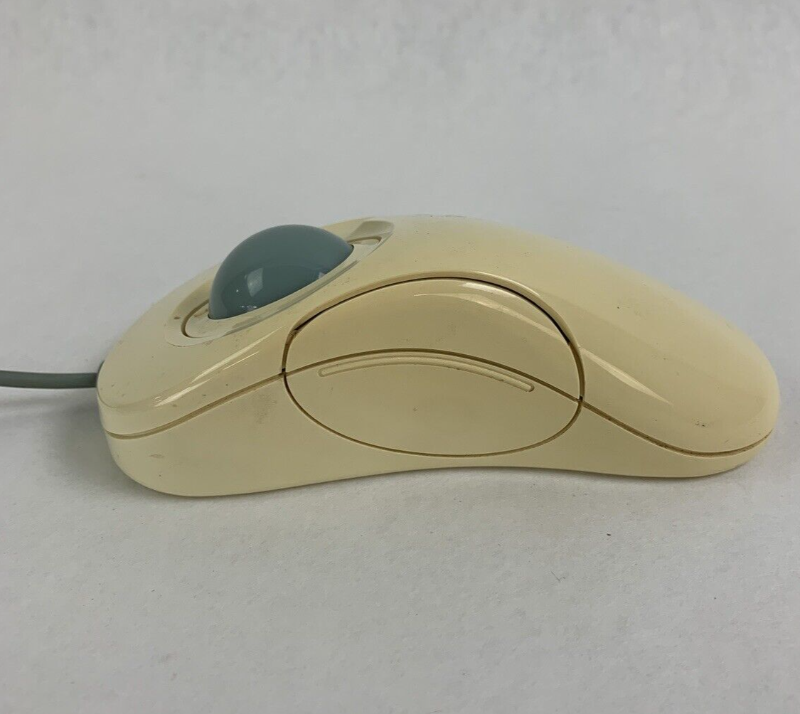 Microsoft X03-09209 Intellimouse Trackball PS/2 Vintage Tested
