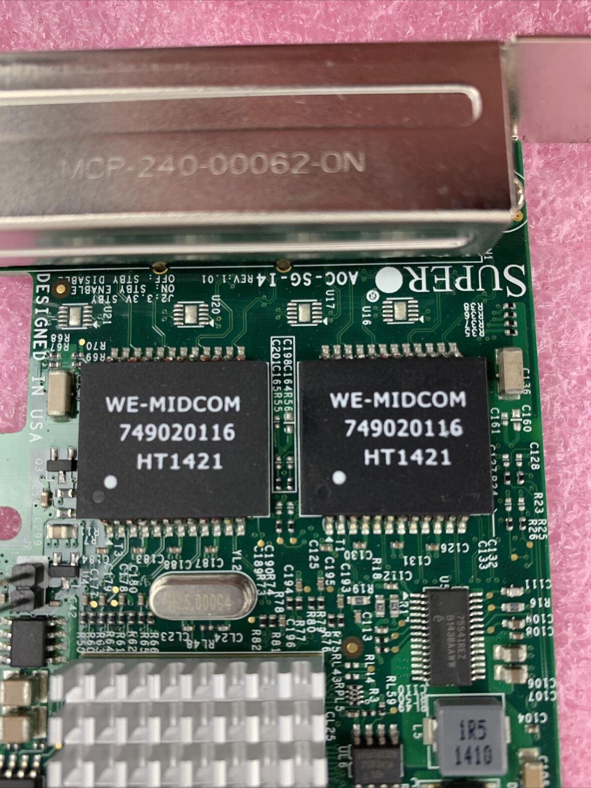 AOC-SGP-I4 - SUPERMICRO 4-PORT GIGABIT ETHERNET CARD