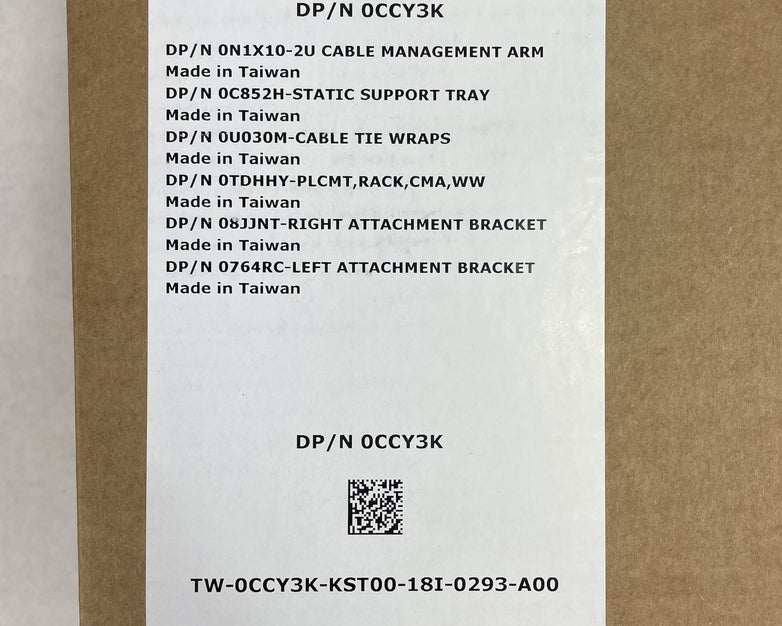 Dell OTTYJN Cable Management Kit For Poweredge New Open Box