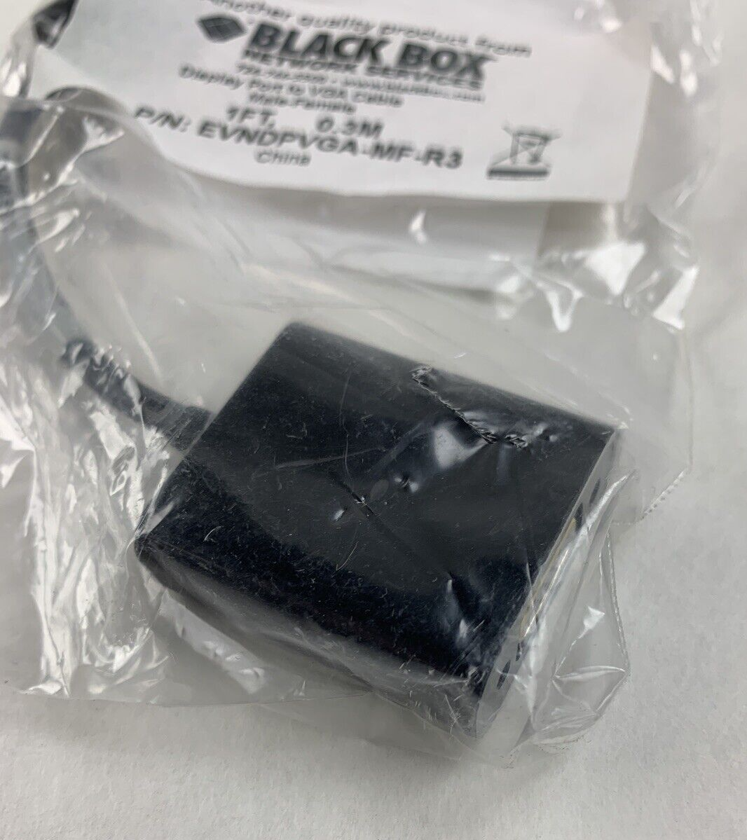 Black Box Displayport Adapter Displayport Male To Vga Female New Lot of 2