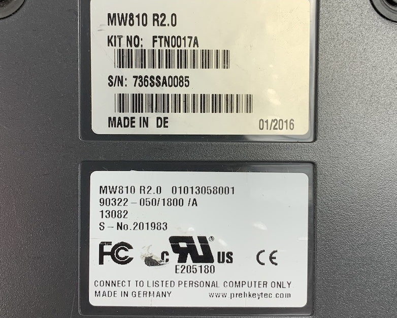 Motorola FTN0017A MW810 R2.0 Rugged USB-Wired Mechanical Keyboard