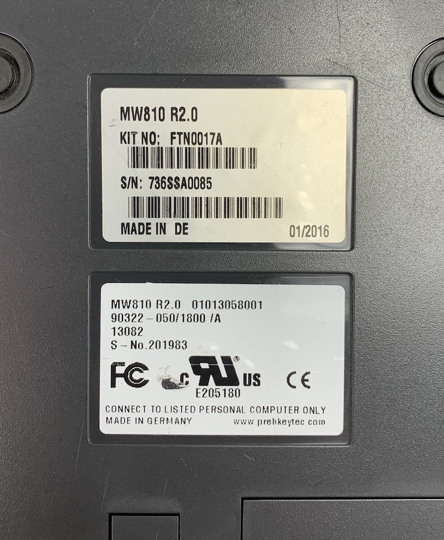 Motorola FTN0017A MW810 R2.0 Rugged USB-Wired Mechanical Keyboard