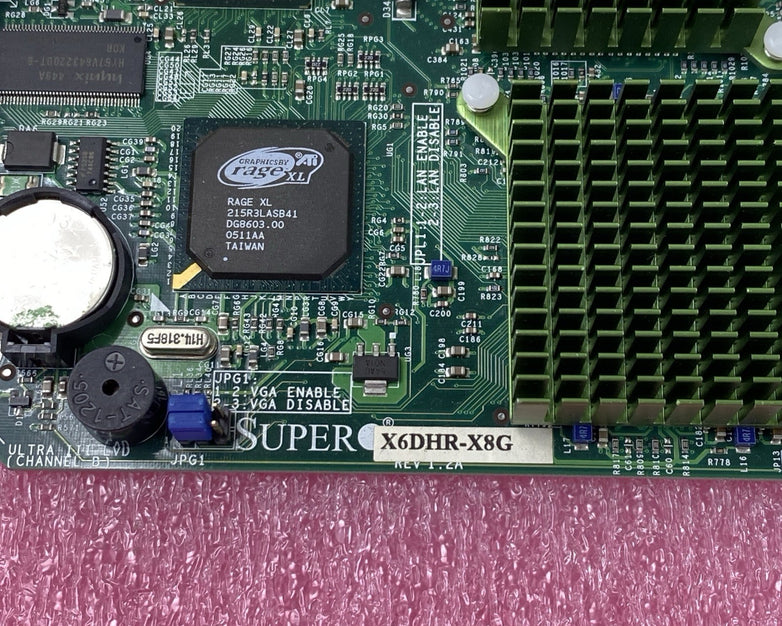 Supermicro X6DHR-X8G Motherboard 4GB RAM No CPU No Shield